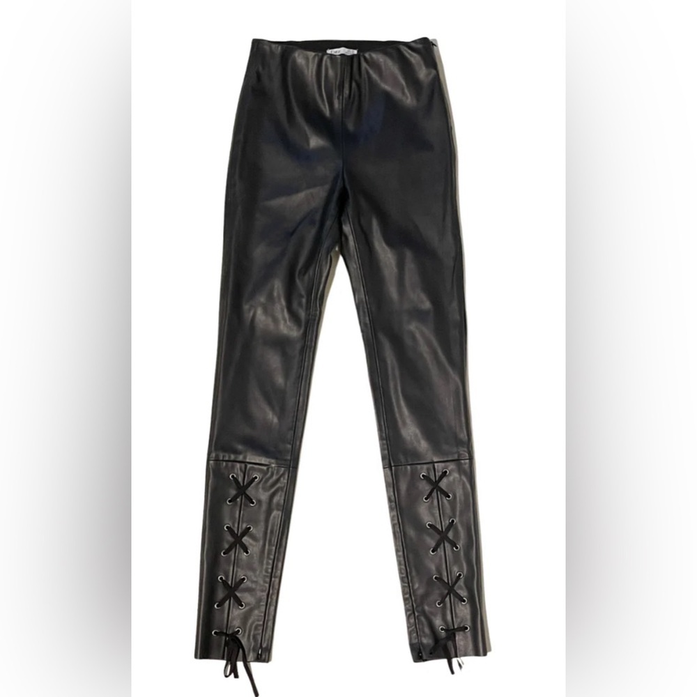Dex Black Faux Leather Legging Pants M